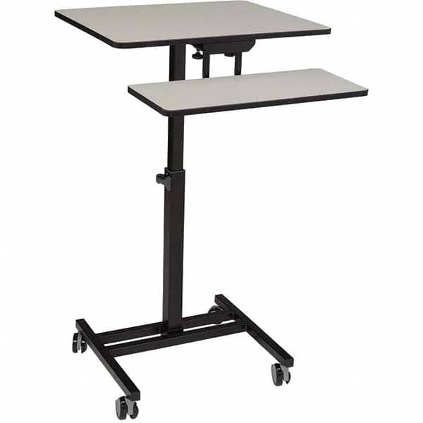 National Public Seating - Mobile Work Centers Type: Desktop Sit-Stand Workstation Load Capacity (Lb.): 75 - Makers Industrial Supply