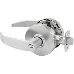 Classroom Lever Lockset for 1-3/4 to 2″ Doors Key-in Lever, 2-3/4″ Backset, Satin Chrome Finish