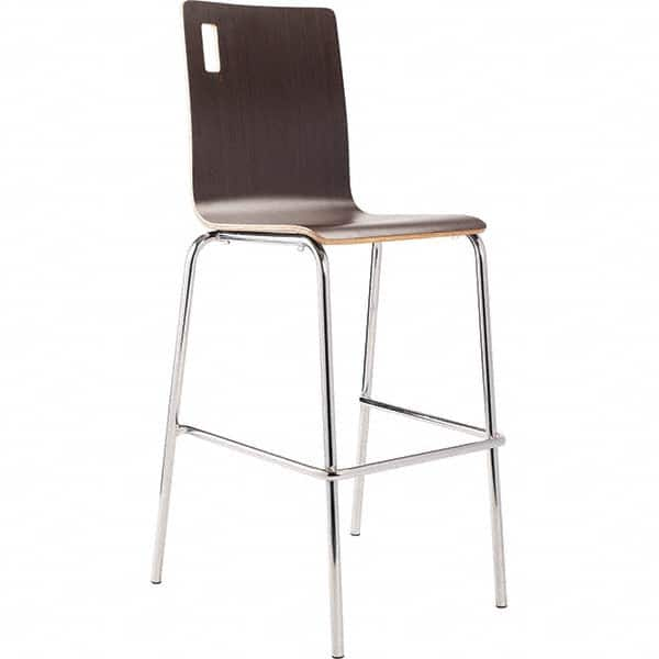 National Public Seating - Stationary Stools Type: Stool with Back Base Type: Standard - Makers Industrial Supply