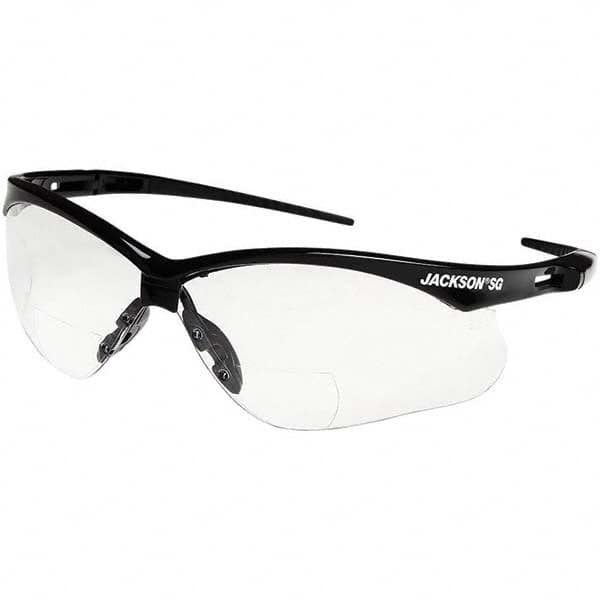 Jackson Safety - Magnifying Safety Glasses Diopter Lens: +2.5 Lens Coating: Scratch Resistant - Makers Industrial Supply