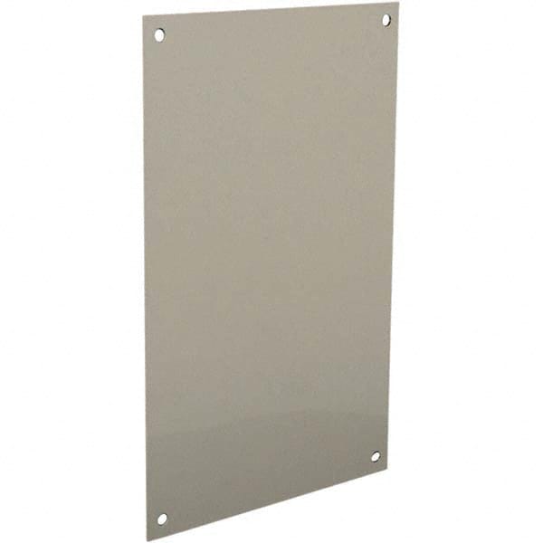 Wiegmann - Electrical Enclosure Panels Panel Type: Back Panel Material: Steel - Makers Industrial Supply