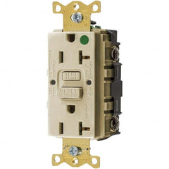 Bryant Electric - GFCI Receptacles Grade: Hospital Color: Ivory - Makers Industrial Supply