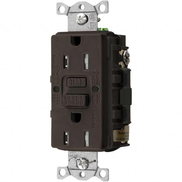 Bryant Electric - GFCI Receptacles Grade: Commercial Color: Brown - Makers Industrial Supply