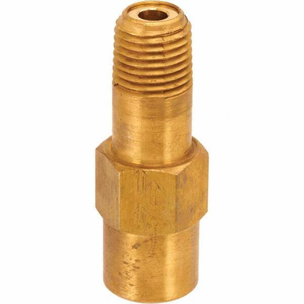 Control Devices - Check Valves Design: Check Valve Pipe Size (Inch): 1/4 x 1/4 - Makers Industrial Supply