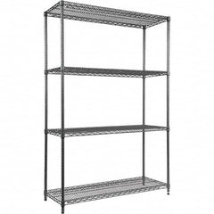 ALERA - 5,000 Lb Capacity 4 Shelf Wire Shelving - Starter Unit - Makers Industrial Supply