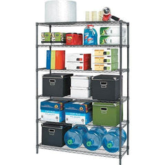 ALERA - 3,600 Lb Capacity 6 Shelf Wire Shelving - Starter Unit - Makers Industrial Supply