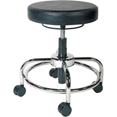 ALERA - Swivel & Adjustable Stools Type: Adjustable Height Stool Base Type: Metal - Makers Industrial Supply