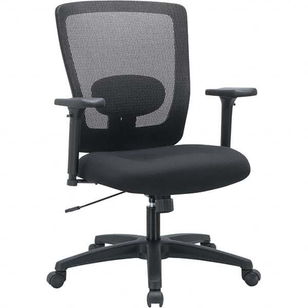 ALERA - 37 to 41-1/2" High Mid-Back Swivel/Tilt Chair - Makers Industrial Supply