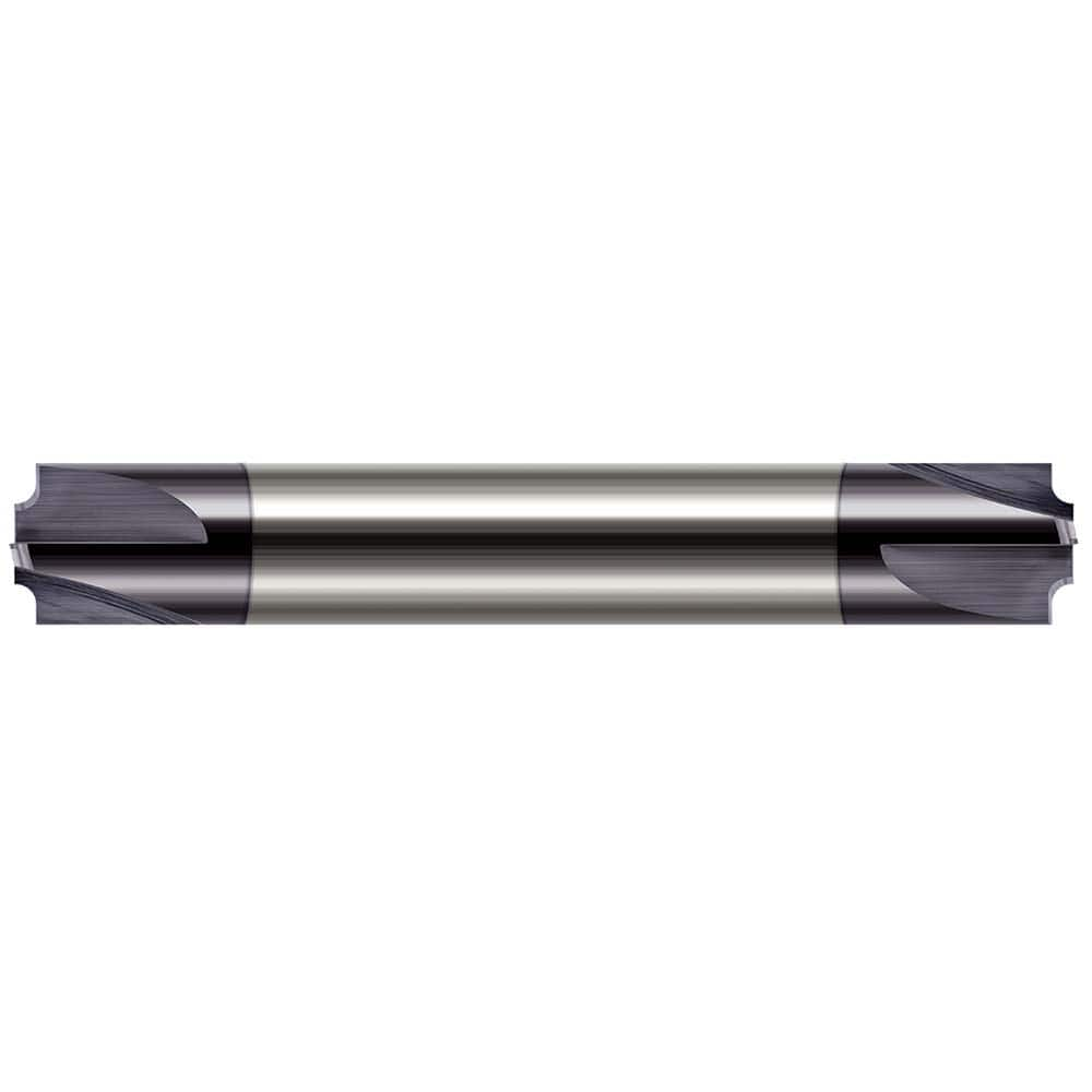 Harvey Tool - 1/64" Radius, 3/8" Diam, 4 Flute Solid Carbide Corner Rounding End Mill - Exact Industrial Supply