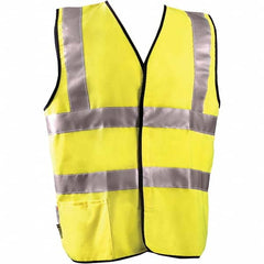 OccuNomix - Size 4XL Flame Resistant Hi-Vis Yellow Solid General Purpose High Visibility Vest - Makers Industrial Supply