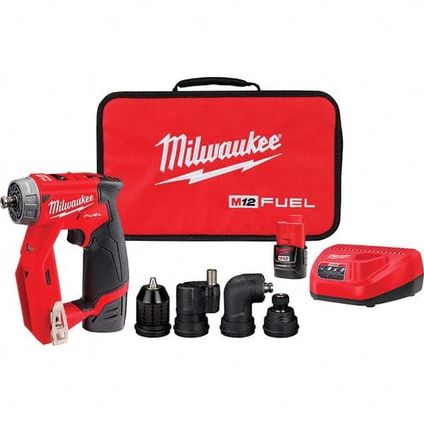 Milwaukee Tool - Cordless Screwdrivers Voltage: 12.0 Handle Type: Pistol Grip - Makers Industrial Supply