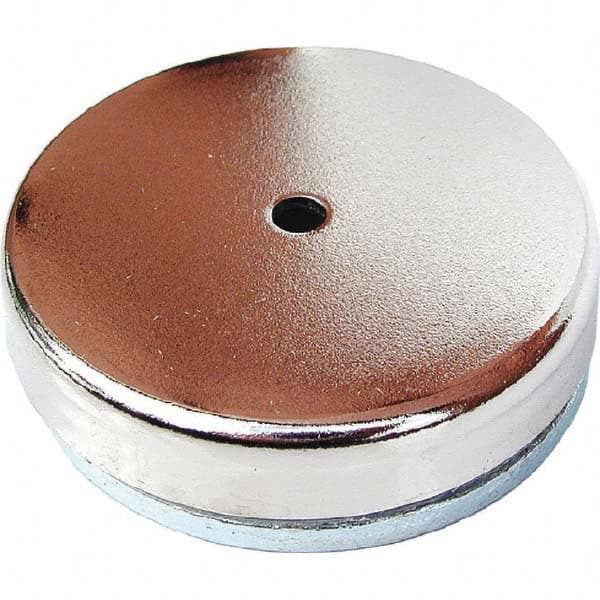 Eclipse - Ceramic Pot Magnets Diameter (Inch): 2.0300 Height (Decimal Inch): 0.3100 - Makers Industrial Supply