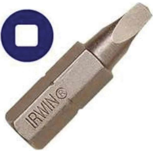 Irwin - Power & Impact Screwdriver Bit Sets Point Type: Square Drive Size: 1/4 Hex - Makers Industrial Supply