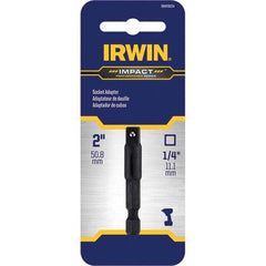 Irwin - 1/4" Hex Impact Socket Adapter - Makers Industrial Supply