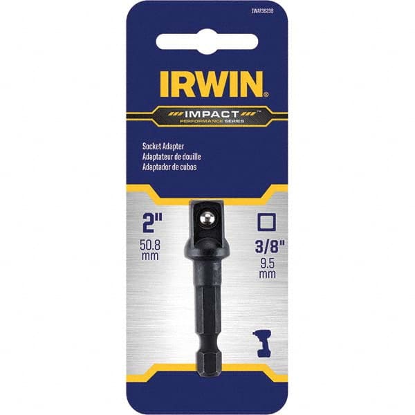 Irwin - 3/8" Hex Impact Socket Adapter - Makers Industrial Supply