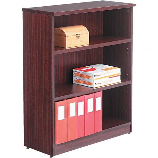 ALERA - Bookcases Height (Inch): 39-3/4 Color: Mahogany - Makers Industrial Supply