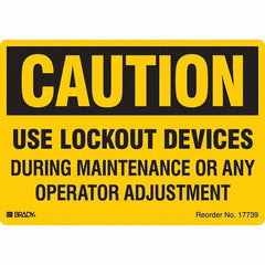 Brady - Safety & Facility Labels Message Type: Accident Prevention Header: CAUTION - Makers Industrial Supply