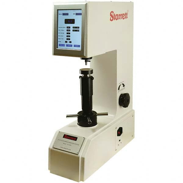 Starrett - Bench Top Hardness Testers Scale Type: Rockwell Minimum Hardness: 1 HRC - Makers Industrial Supply