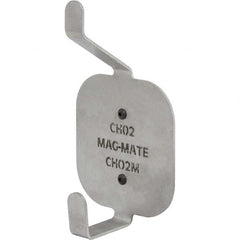 Mag-Mate - Coat & Hat Hooks Type: Double Coat & Hat Hook w/ Magnetic Mount Projection: 2-35/64 (Inch) - Makers Industrial Supply