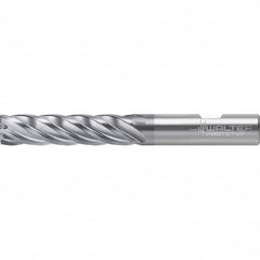 Corner Radius End Mill: 0.7874″ Dia, 0.039″ Radius, 6 Flutes, Solid Carbide 35 ° Helix, Corner Radius End, Series MD133