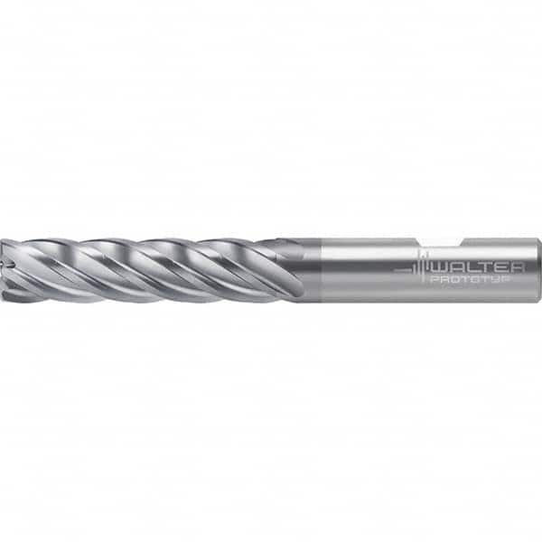 Corner Radius End Mill: 0.6299″ Dia, 0.031″ Radius, 6 Flutes, Solid Carbide 35 ° Helix, Corner Radius End, Series MD133