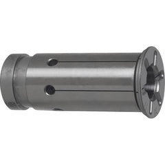 Guhring - 8mm ID x 19.05mm OD, 24mm Head Diam, Slotted Hydraulic Chuck Sleeve - Steel, 50.5mm Length Under Head, Through Coolant - Exact Industrial Supply