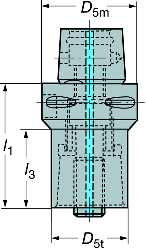 C63910240080A ADAPTER CAPTO - Makers Industrial Supply