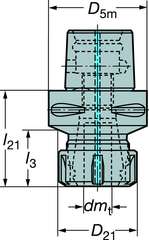 C63911440130 CAPTO ADAPTER - Makers Industrial Supply