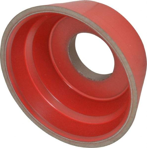 Norton - 3-3/4" Diam, 1-1/4" Hole Size, 1-1/2" Overall Thickness, 120 Grit, Type 11 Tool & Cutter Grinding Wheel - Fine Grade, CBN, Resinoid Bond - Makers Industrial Supply