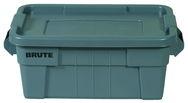 Brute 14 Gallon Tote - Lid snaps tight - Ribbed bottom - Makers Industrial Supply