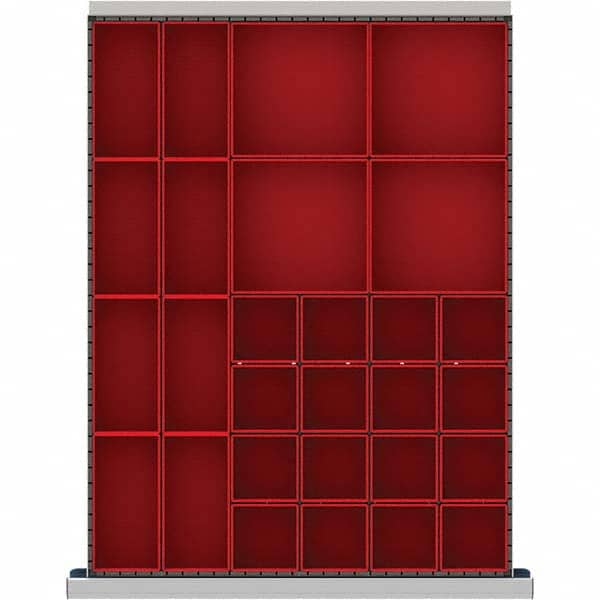 LISTA - 28-Compartment Drawer Divider Layout for 2.17" High Drawers - Makers Industrial Supply