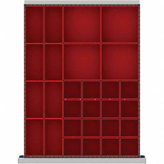 LISTA - 28-Compartment Drawer Divider Layout for 2.17" High Drawers - Makers Industrial Supply