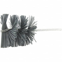 Brush Research Mfg. - 4-1/2" Bore Diam, 120 Grit, Silicon Carbide Flexible Hone - Medium, 5" OAL - Makers Industrial Supply