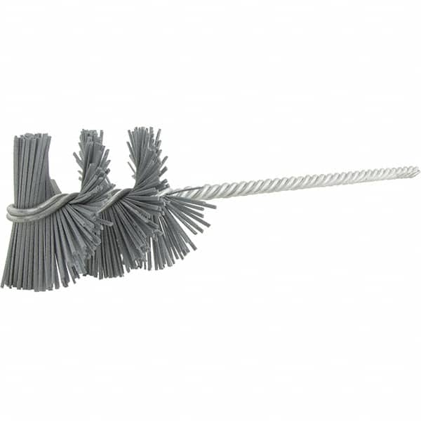 Brush Research Mfg. - 3-1/2" Bore Diam, 320 Grit, Silicon Carbide Flexible Hone - Medium, 4" OAL - Makers Industrial Supply