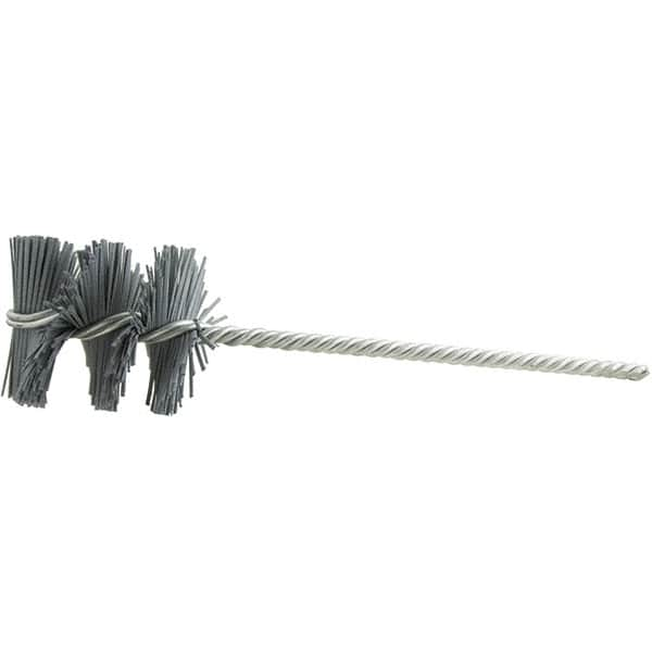 Brush Research Mfg. - 2-3/4" Bore Diam, 120 Grit, Silicon Carbide Flexible Hone - Medium, 3" OAL - Makers Industrial Supply