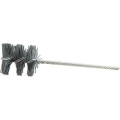 Brush Research Mfg. - 2-1/4" Bore Diam, 120 Grit, Silicon Carbide Flexible Hone - Medium, 2" OAL - Makers Industrial Supply