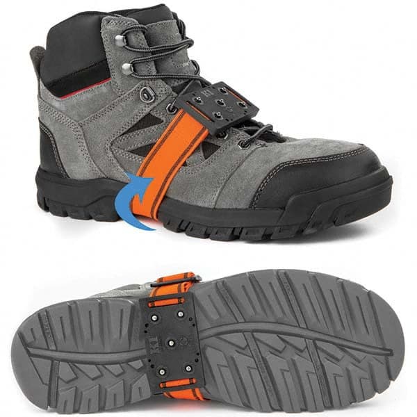 Geroline - Ice Traction Footwear Footwear Style: Strap-On Cleat Traction Type: Tungsten Carbide Stud - Makers Industrial Supply