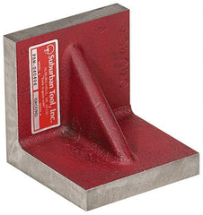 Suburban Tool - 10" Wide x 10" Deep x 10" High Cast Iron Precision-Ground Angle Plate - Standard Plate, Flat Surface, Double Web, 1" Thick, Single Plate - Makers Industrial Supply