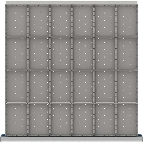 LISTA - 24-Compartment Drawer Divider Layout for 3.15" High Drawers - Makers Industrial Supply