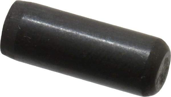 Holo-Krome - 3/16" Diam x 1/2" Pin Length 4000 Alloy Steel Oversized Dowel Pin - Black Luster Finish, C 47-58 & C 60 (Surface) Hardness, 1 Beveled & 1 Rounded End - Makers Industrial Supply