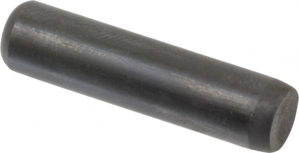 Holo-Krome - 1/4" Diam x 1" Pin Length 4000 Alloy Steel Oversized Dowel Pin - Black Luster Finish, C 47-58 & C 60 (Surface) Hardness, 1 Beveled & 1 Rounded End - Makers Industrial Supply