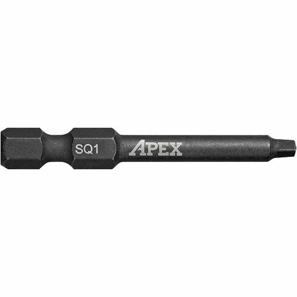 Apex - 1/4" Power Bit - 1/4" Drive, 2" OAL - Makers Industrial Supply