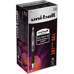 Uni-Ball - Pens & Pencils Type: Retractable Gel Color: Black - Makers Industrial Supply