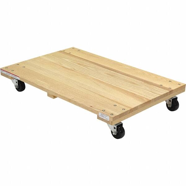 Vestil - 900 Lb Capacity Hardwood Dolly - 36" Long x 24" Wide - Makers Industrial Supply