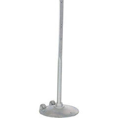 Vestil - 17-3/8" Wide x 48" High Sign Compatiblity, Steel Sign Stand - Silver - Makers Industrial Supply