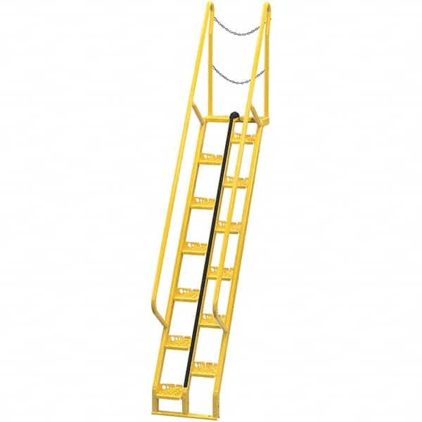 Vestil - Rolling & Wall Mounted Ladders & Platforms Type: Alternating Tread Stair Style: Tread Stair - Makers Industrial Supply