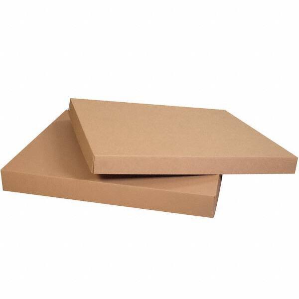 Made in USA - Pack of (5), 36-1/2" Wide x 36-1/2" Long x 5" High Corrugated Shipping Lids - Makers Industrial Supply