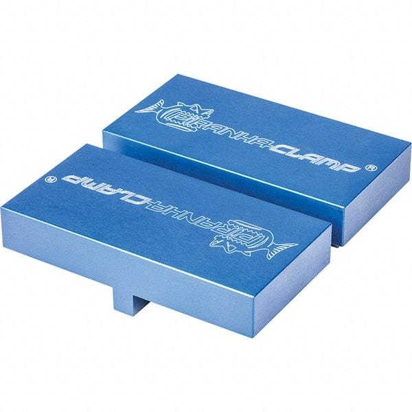 Piranha Clamp - Vise Jaw Sets Jaw Width (mm): 50.00 Set Type: Standard - Makers Industrial Supply