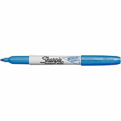 Sharpie - Markers & Paintsticks Type: Permanent Color: Sapphire - Makers Industrial Supply