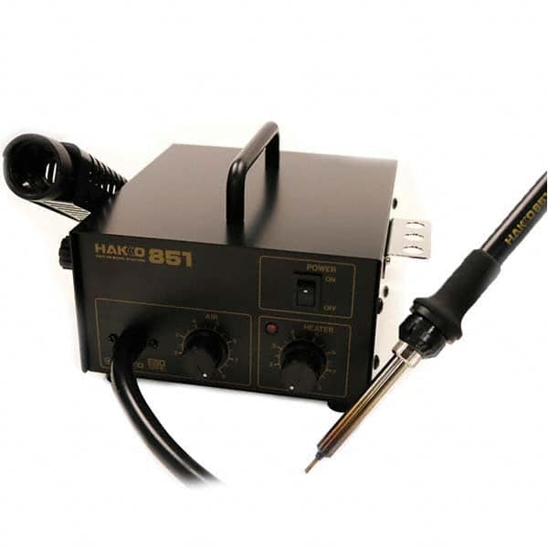 Hakko - Soldering Stations Type: SMD Rework Station Power Range/Watts: 5W-For Station; 80W-For Iron - Makers Industrial Supply